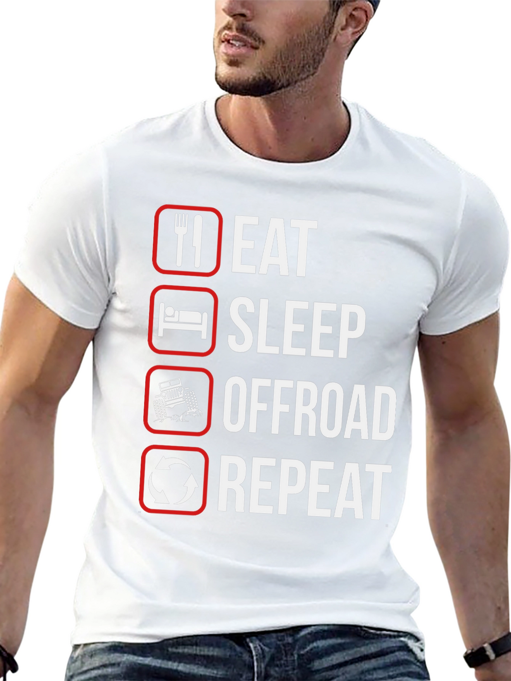 Eat Sleep Offroad Repeat T-Shirt