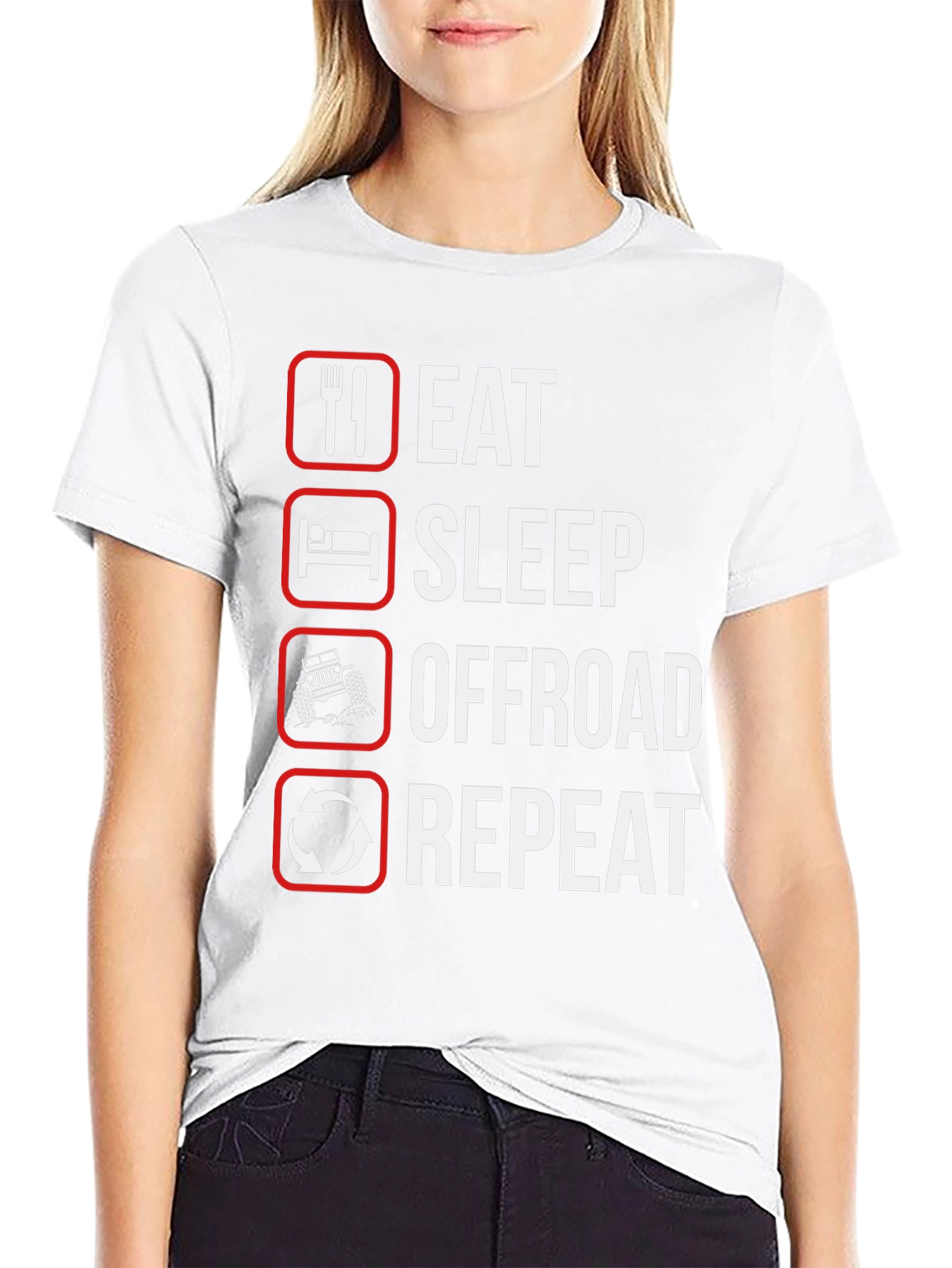 Eat Sleep Offroad Repeat T-Shirt
