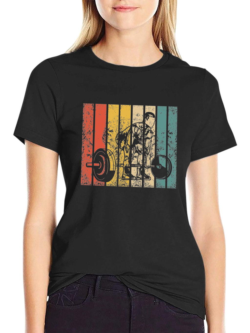 Retro Weightlifting T-Shirt