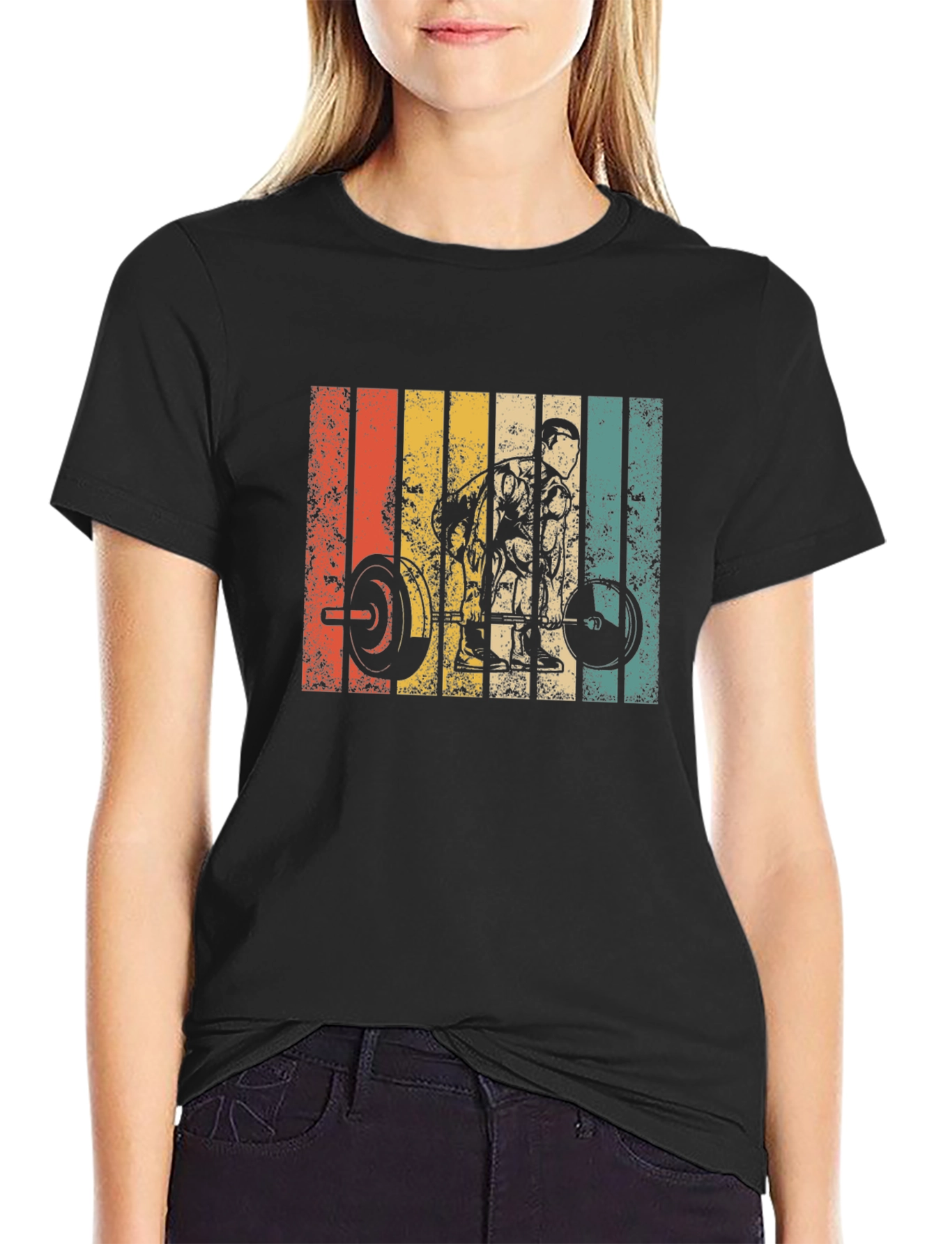 Retro Weightlifting T-Shirt