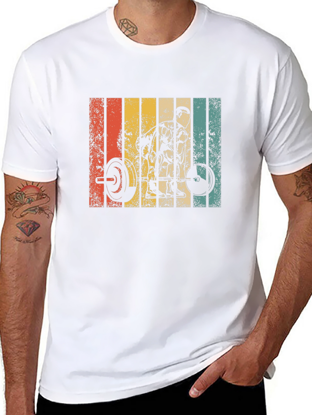 Retro Weightlifting T-Shirt