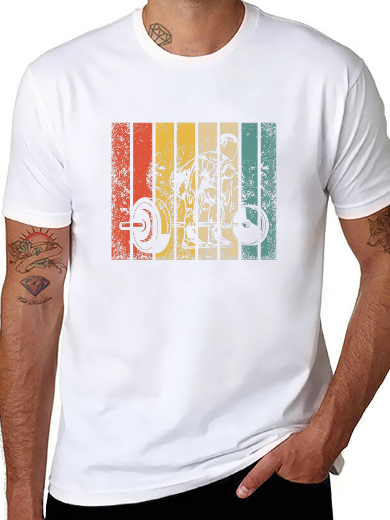 Retro Weightlifting T-Shirt