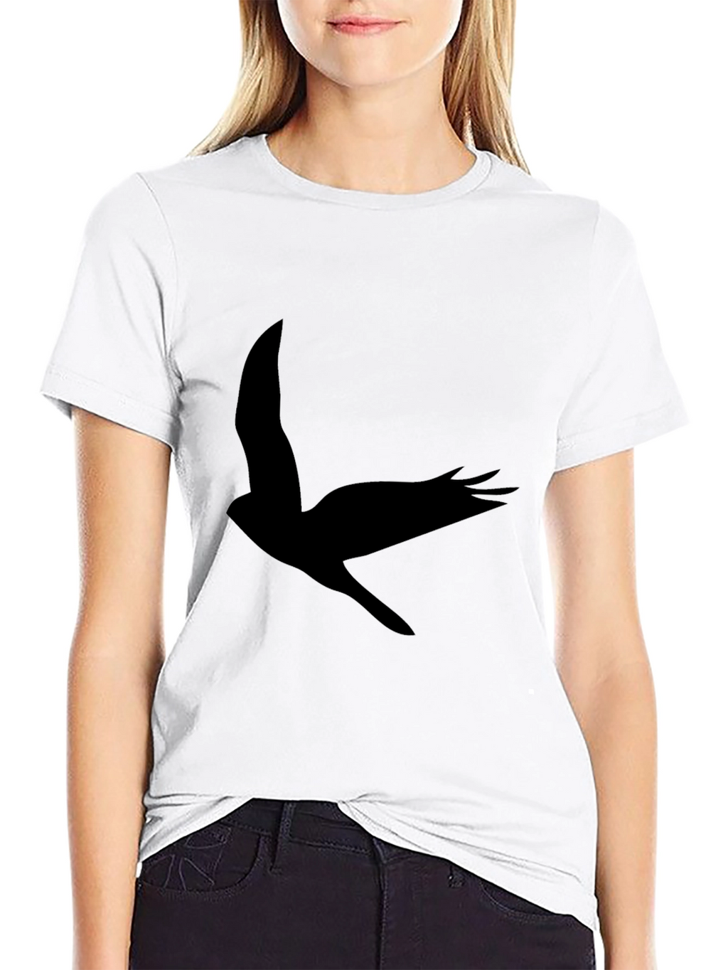 Black Bird Graphic Tee - Stylish & Unique Design