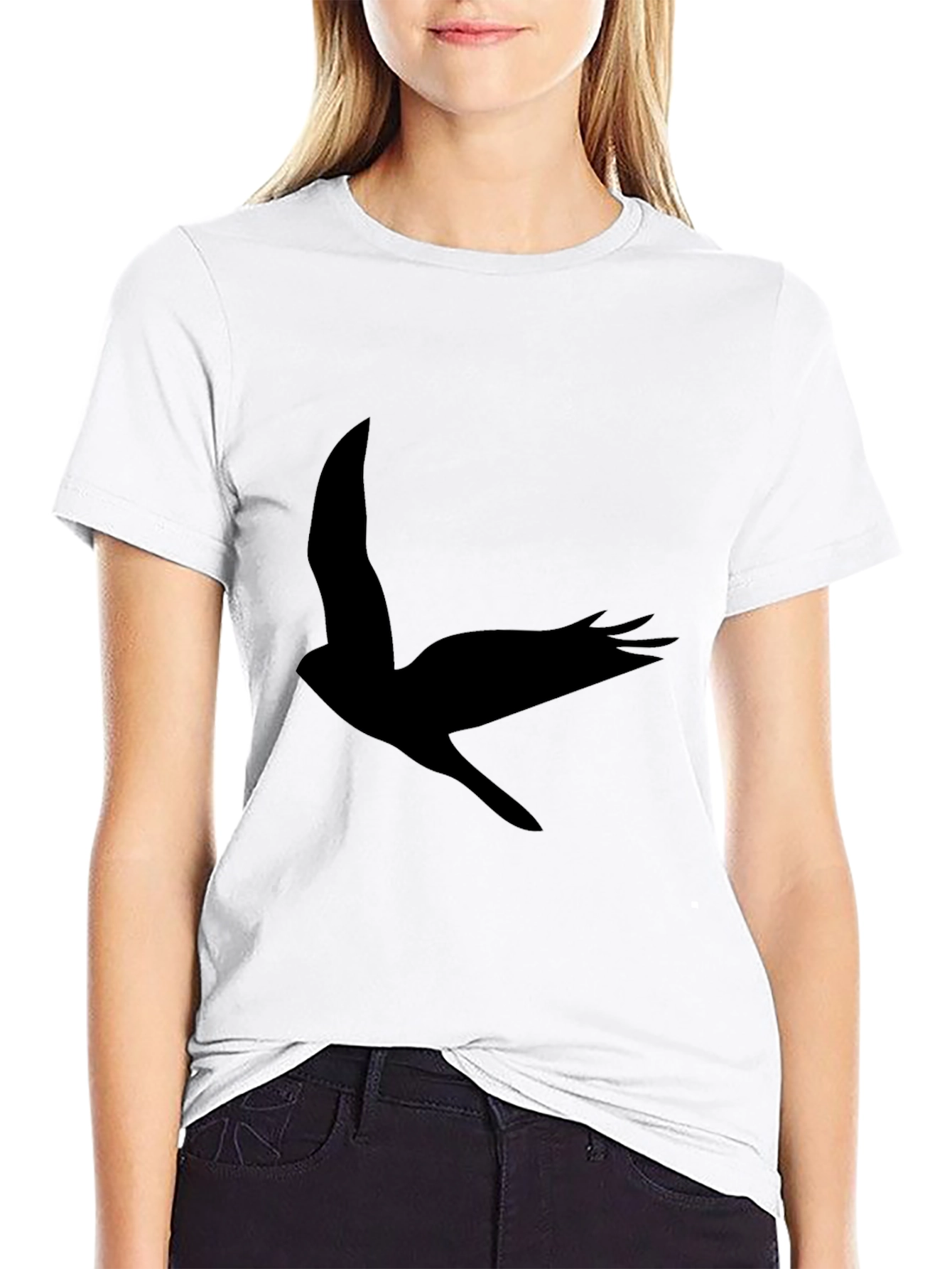 Black Bird Graphic Tee - Stylish & Unique Design