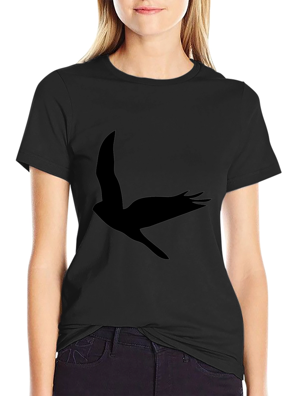 Black Bird Graphic Tee - Stylish & Unique Design
