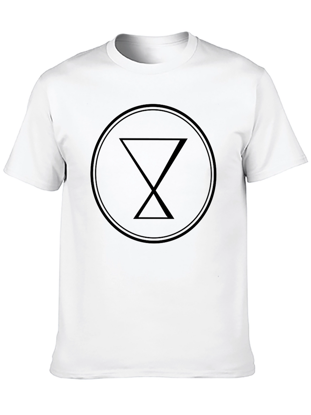 Geometric Symbol Black T-Shirt