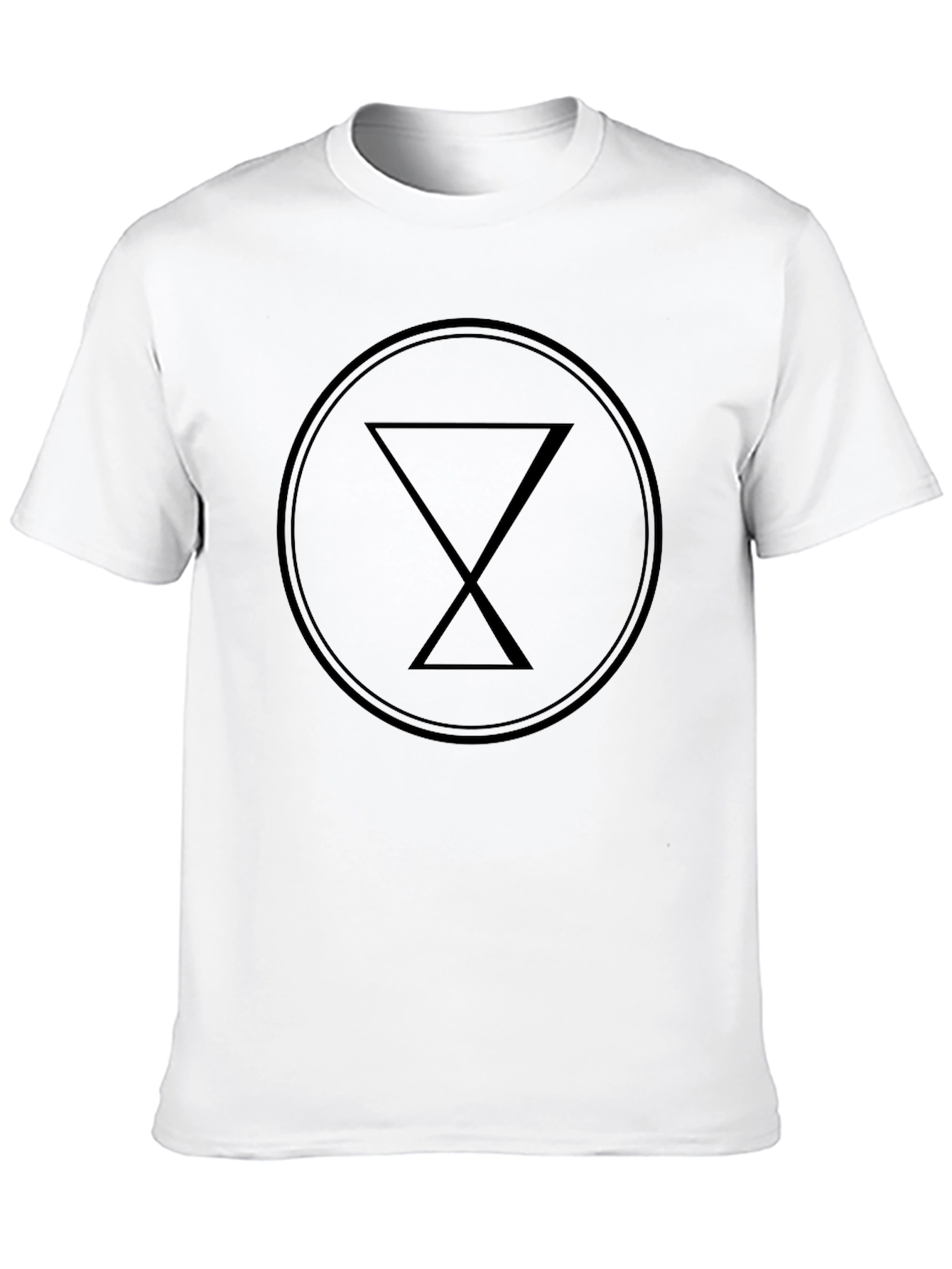 Geometric Symbol Black T-Shirt