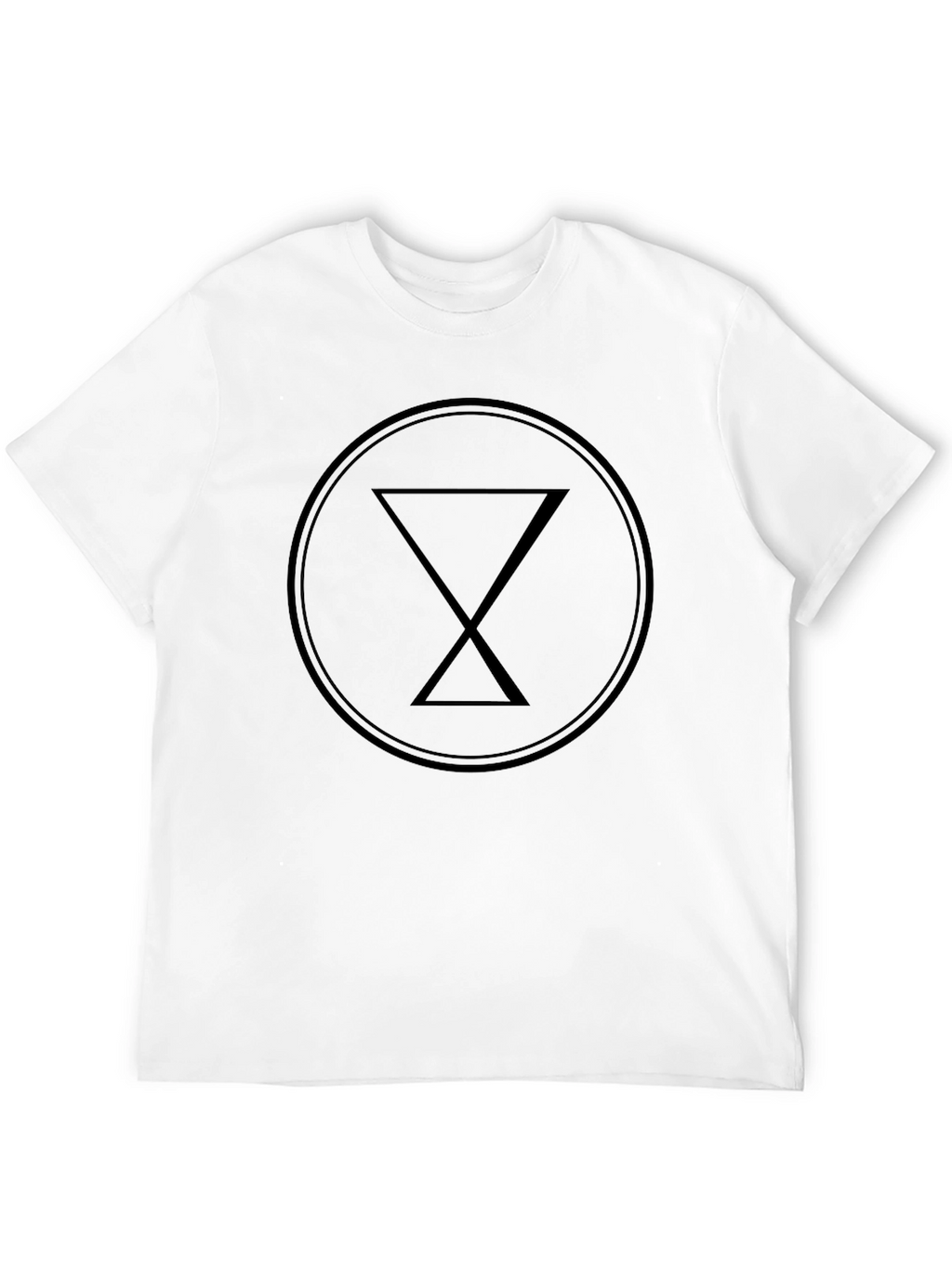 Geometric Symbol Black T-Shirt