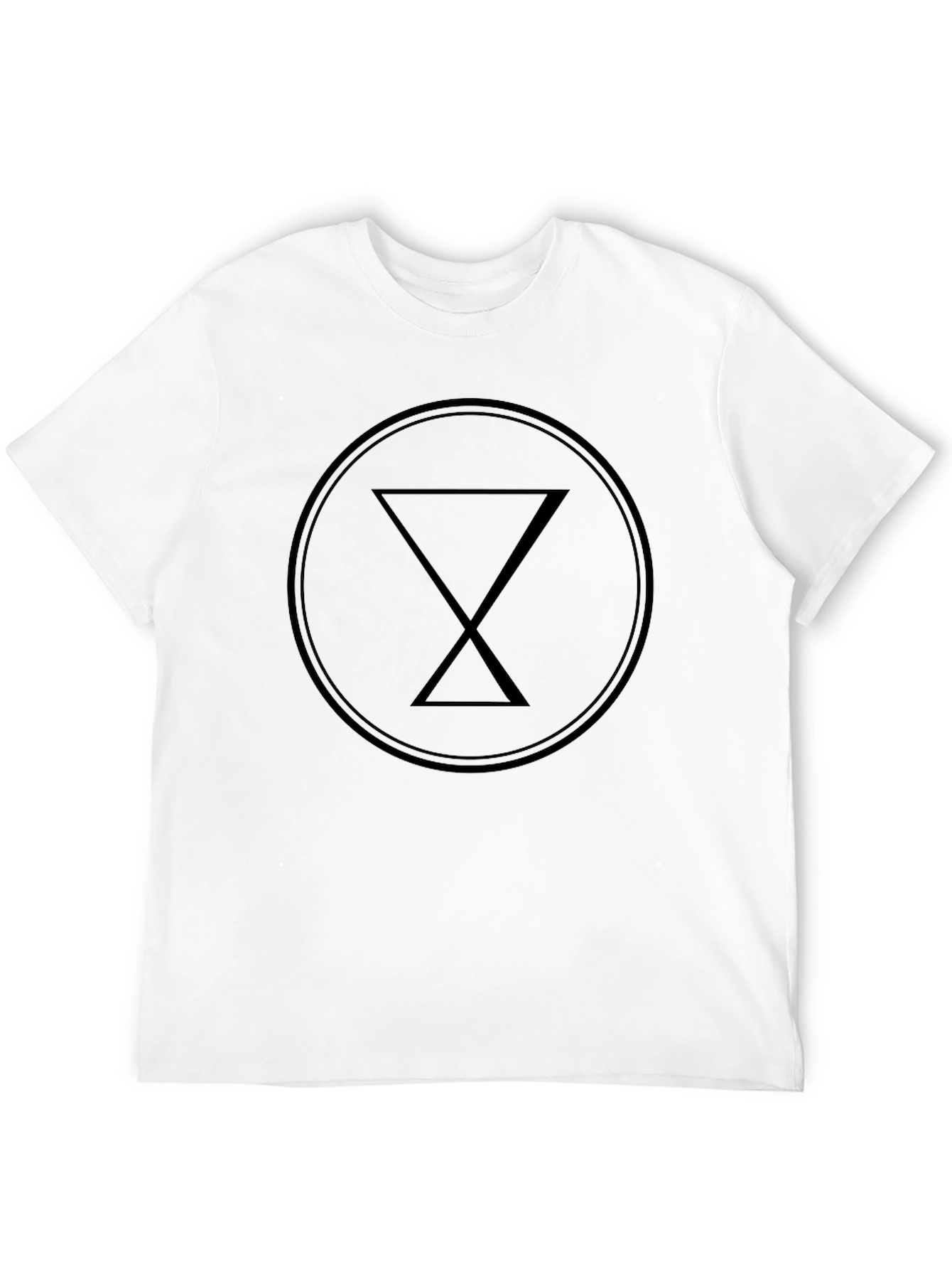 Geometric Symbol Black T-Shirt