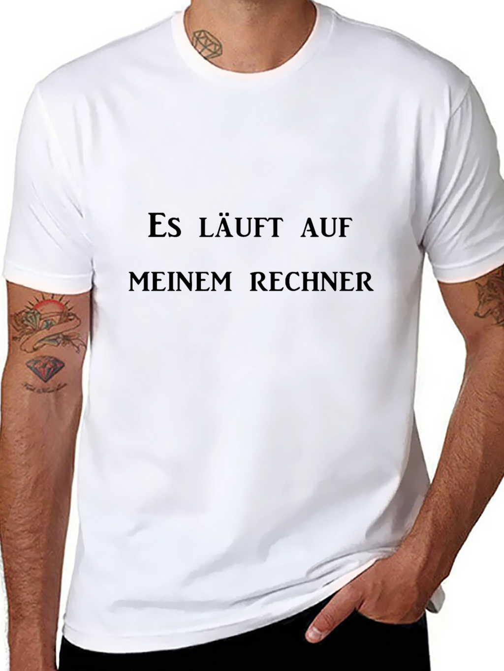 Es Läuft Auf Meinem Rechner T-Shirt