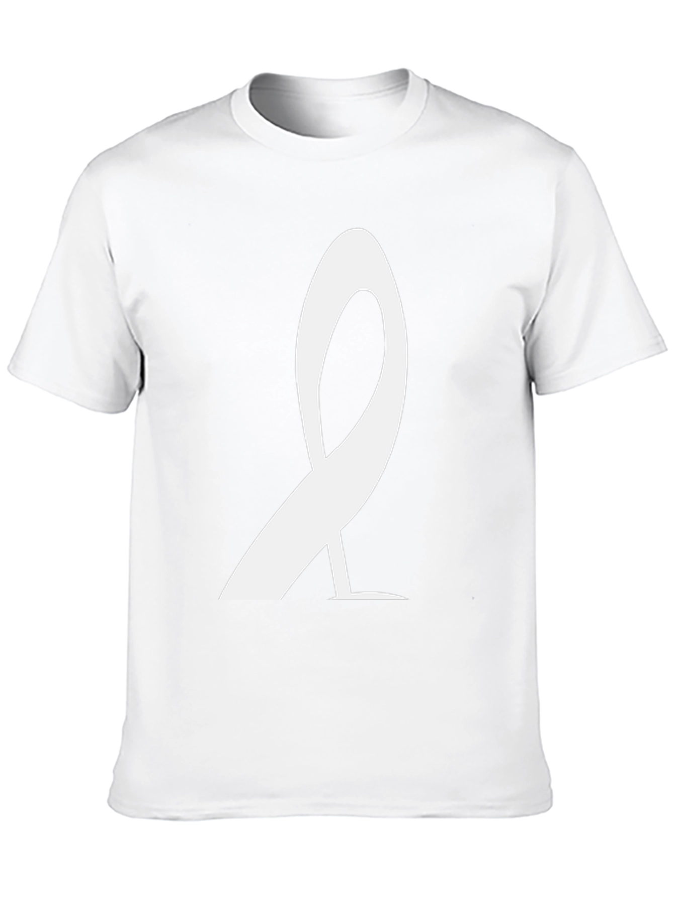 Stylish Black T-Shirt with White Graphic Design