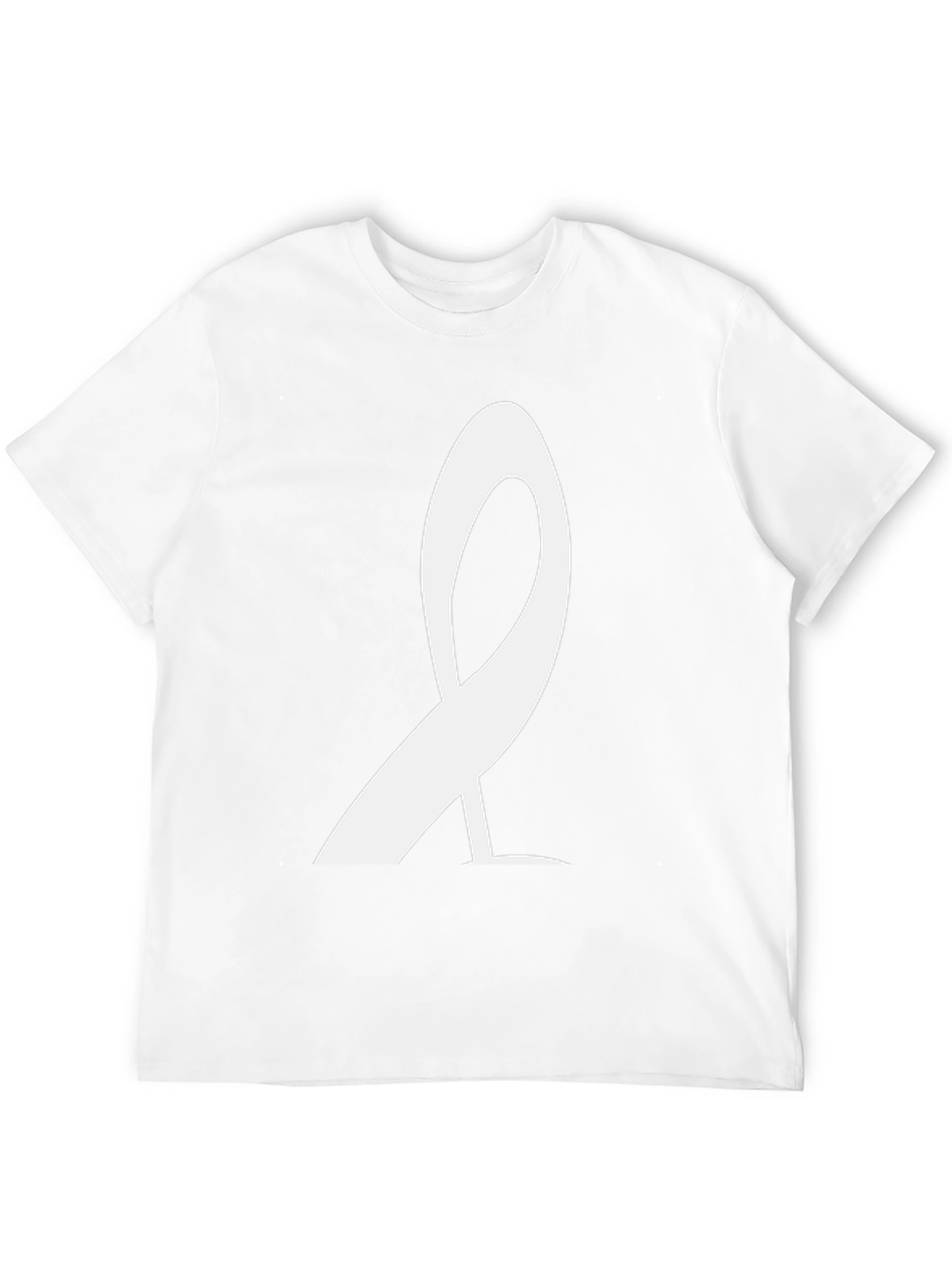 Stylish Black T-Shirt with White Graphic Design