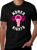 Womens Rights Black Graphic Tee