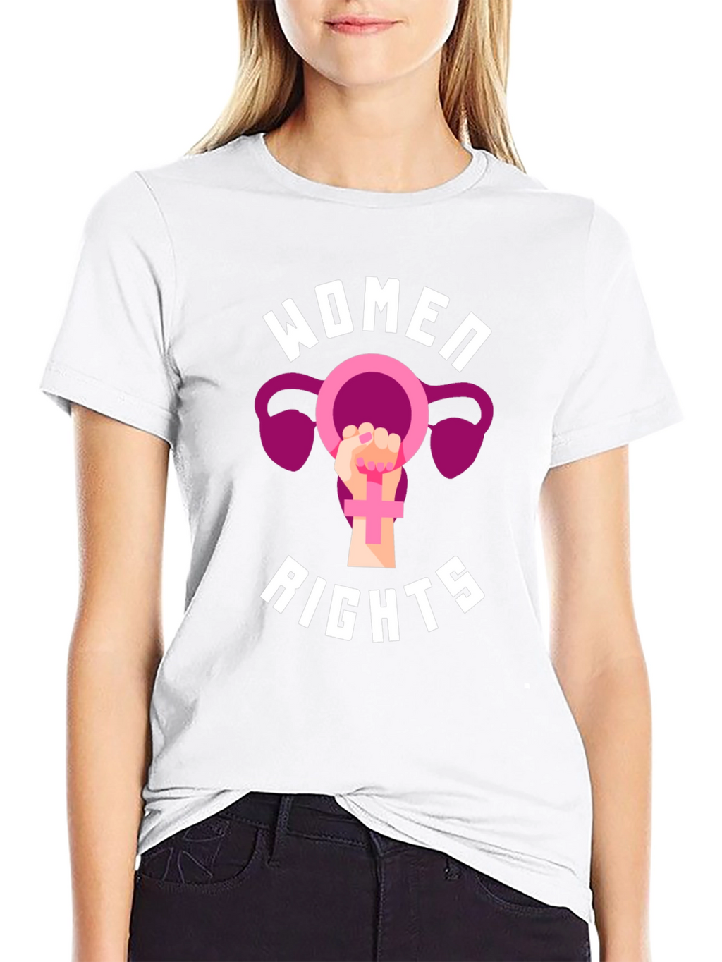 Womens Rights Black Graphic Tee