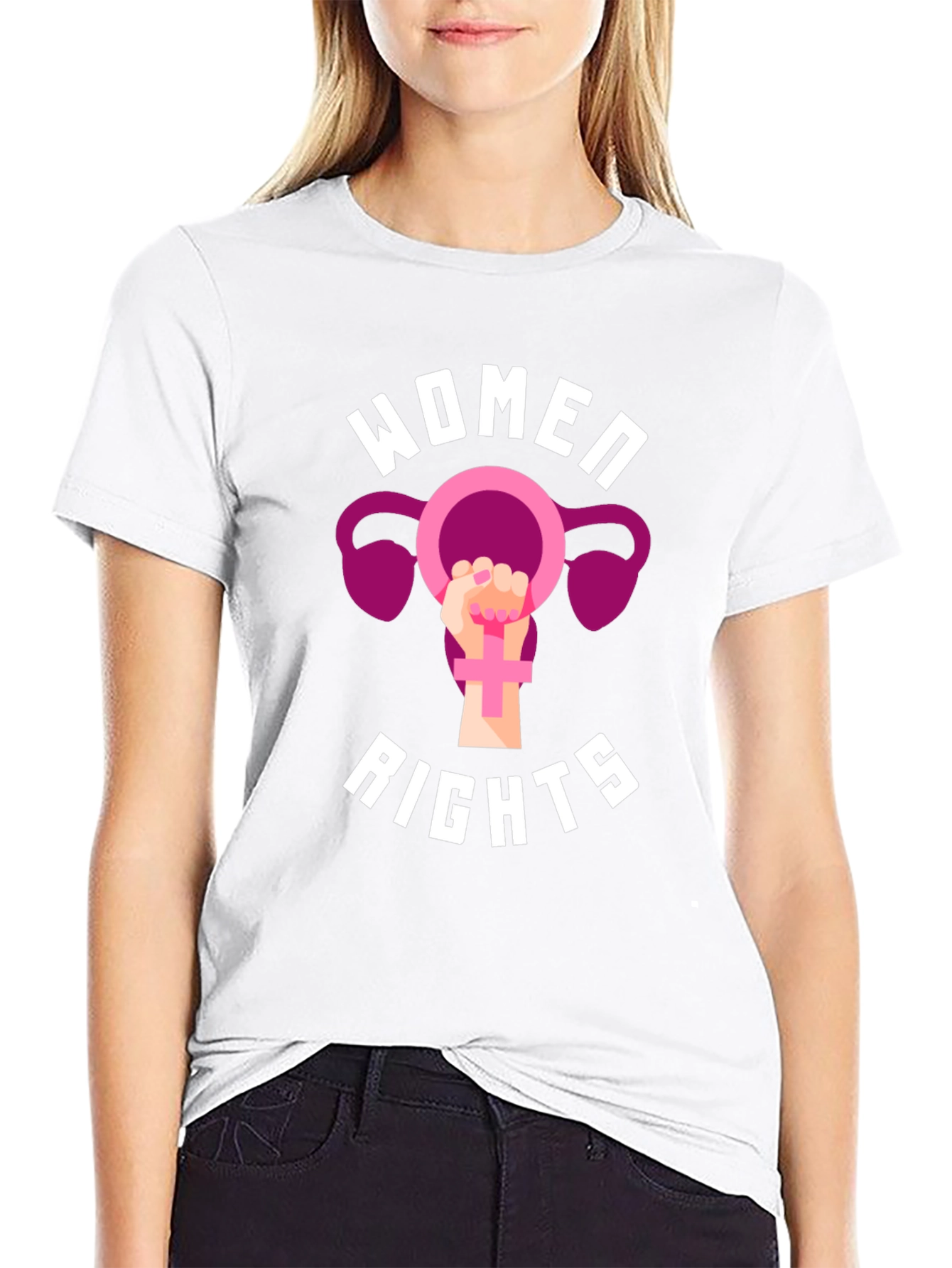 Womens Rights Black Graphic Tee