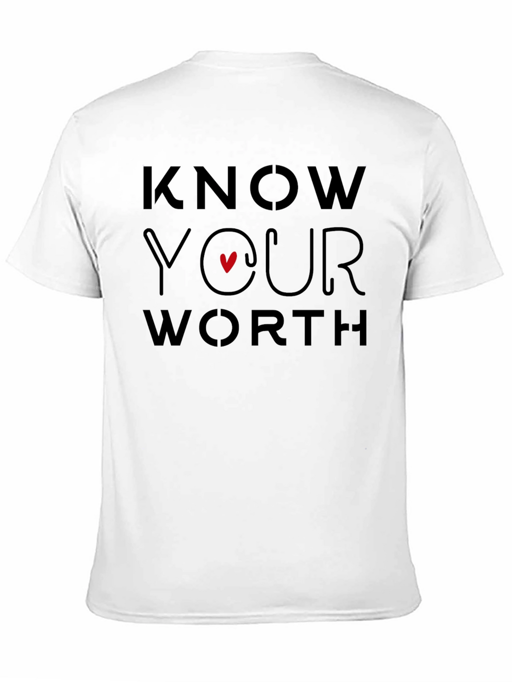 Know Your Worth Graphic Tee - Black