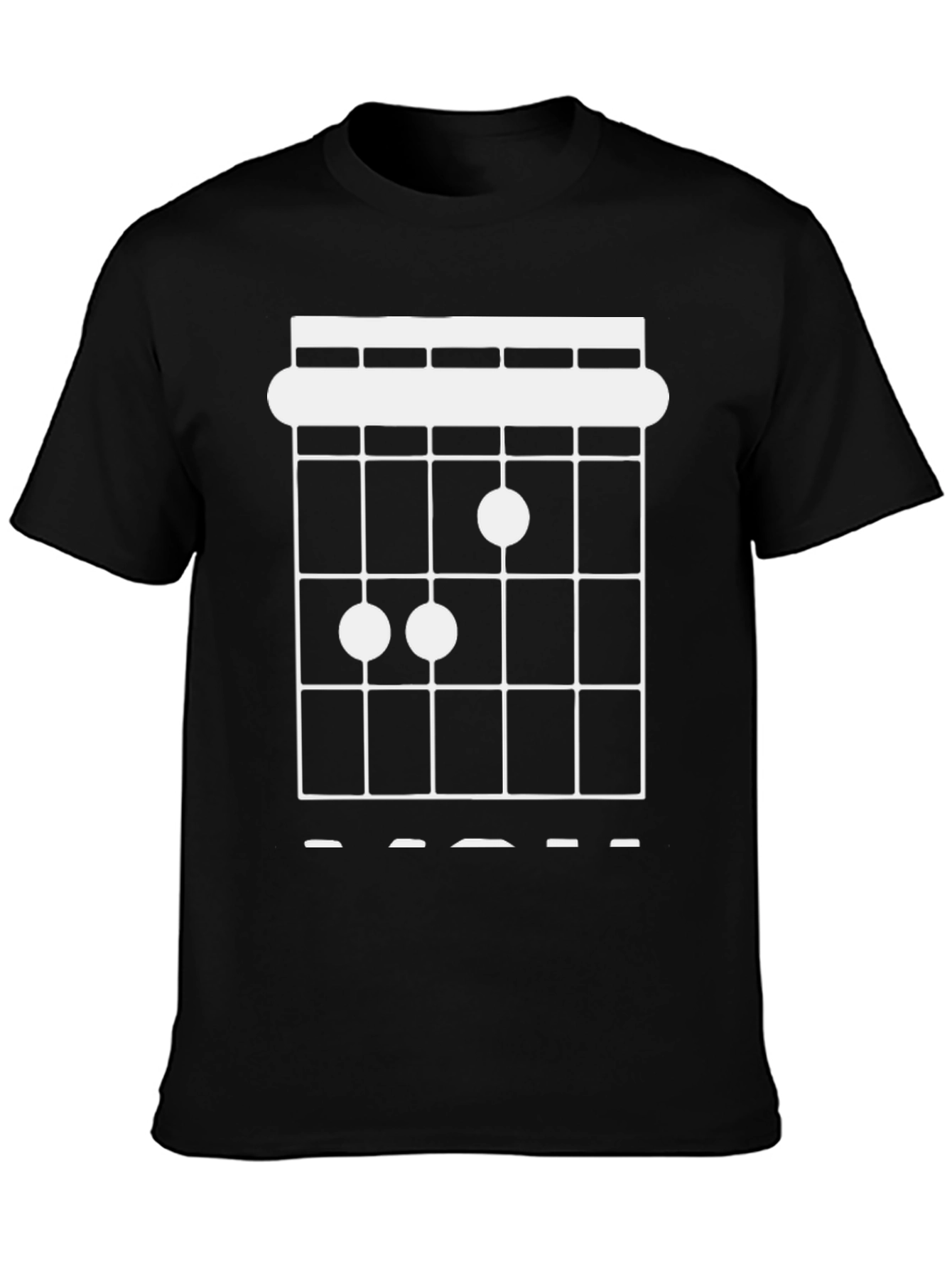 Guitar Chord T-Shirt - Black Tee