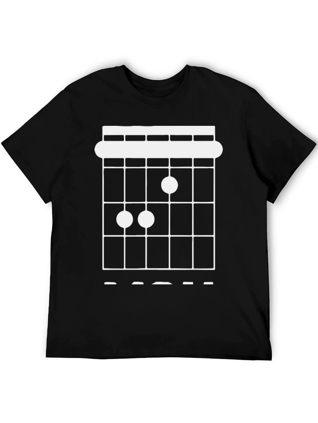 Guitar Chord T-Shirt - Black Tee