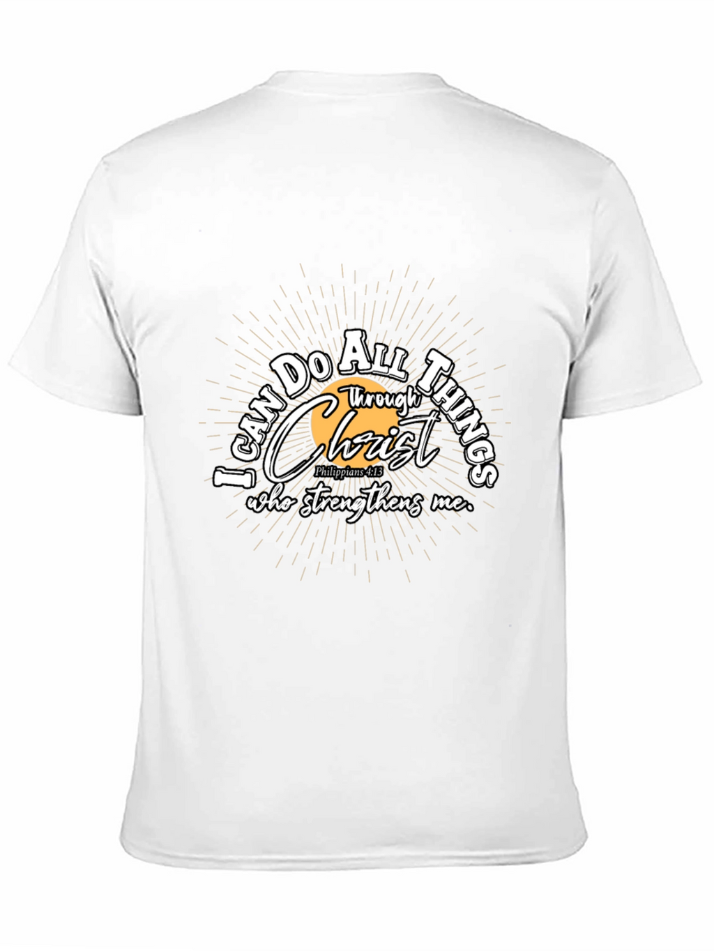 Faith-Inspired Black Graphic Tee