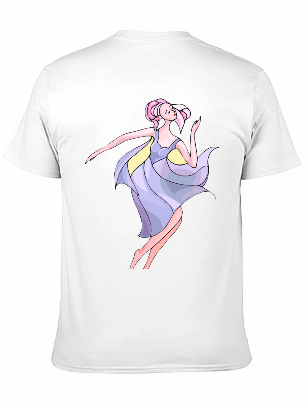 Dancing Woman Graphic Black Tee