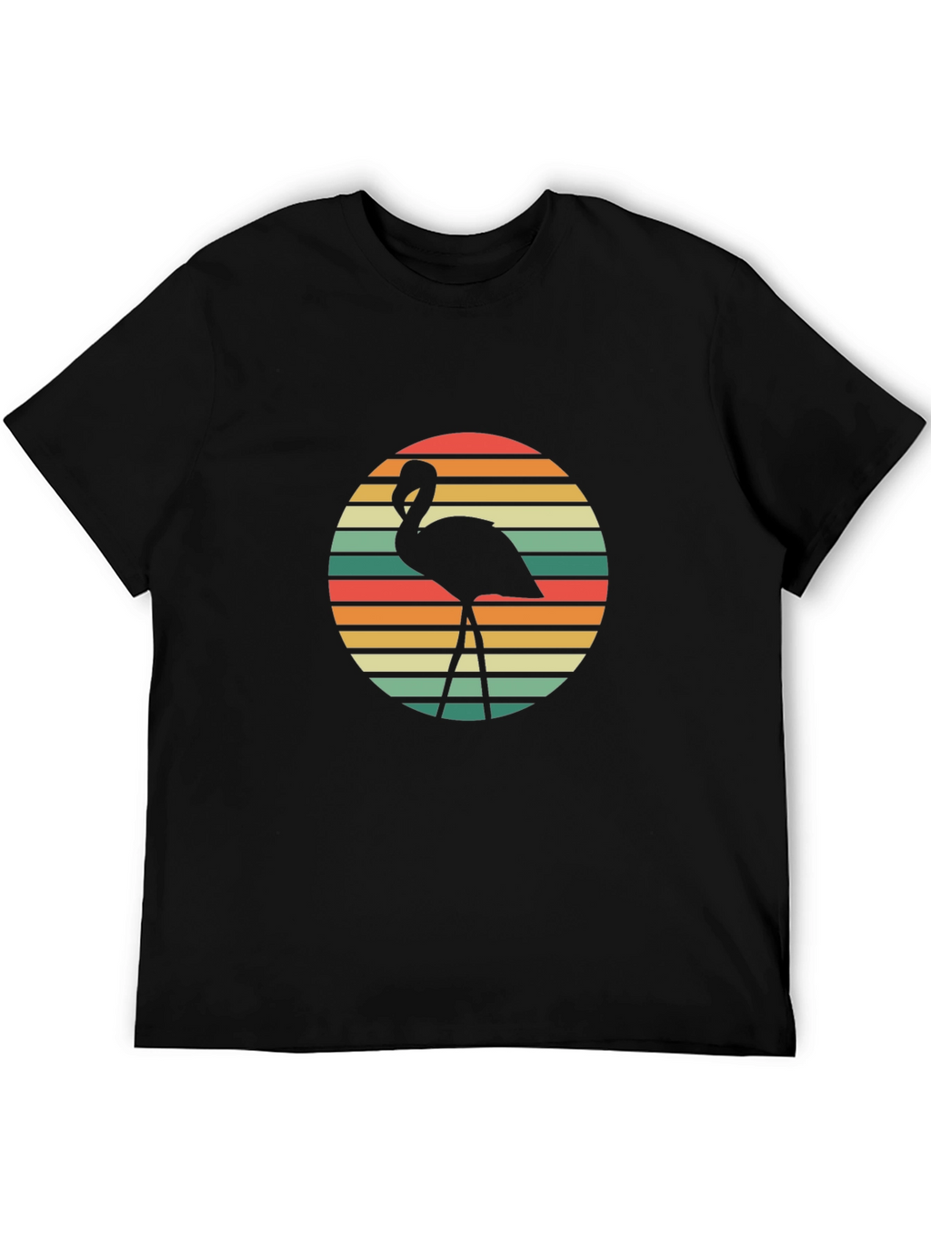 Retro Flamingo Graphic Tee - Stylish Casual Wear