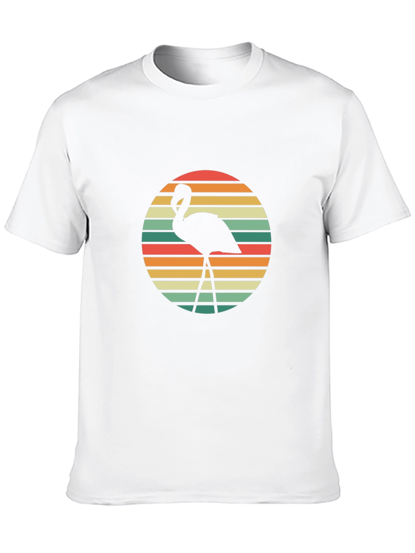 Retro Flamingo Graphic Tee - Stylish Casual Wear