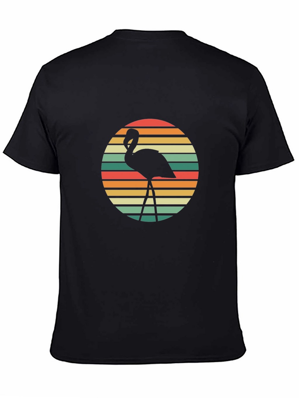 Retro Flamingo Graphic Tee - Stylish Casual Wear