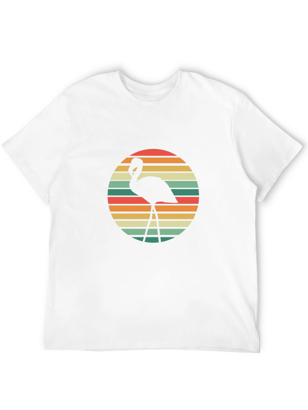 Retro Flamingo Graphic Tee - Stylish Casual Wear
