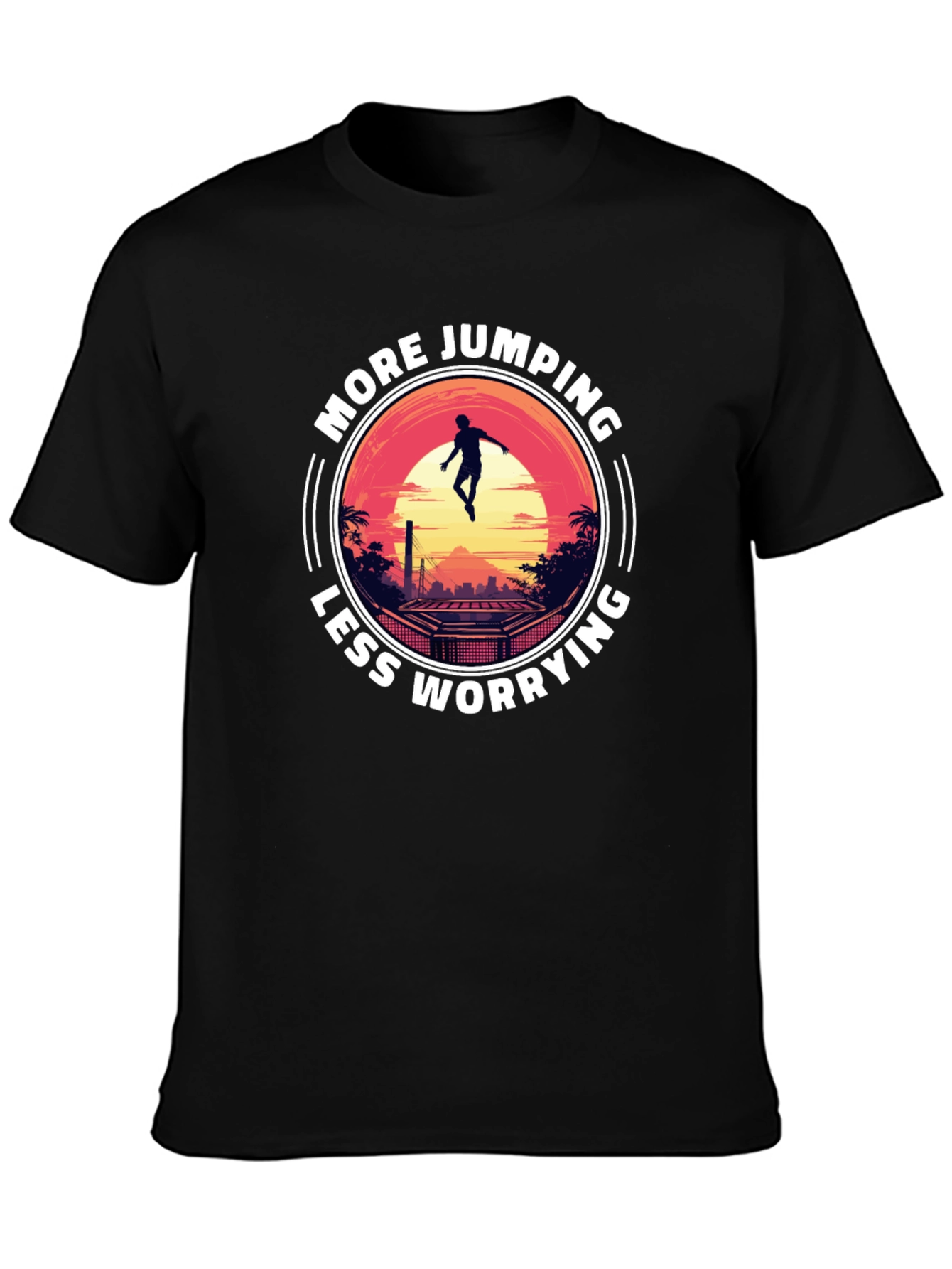More Jumping Less Worrying T-Shirt