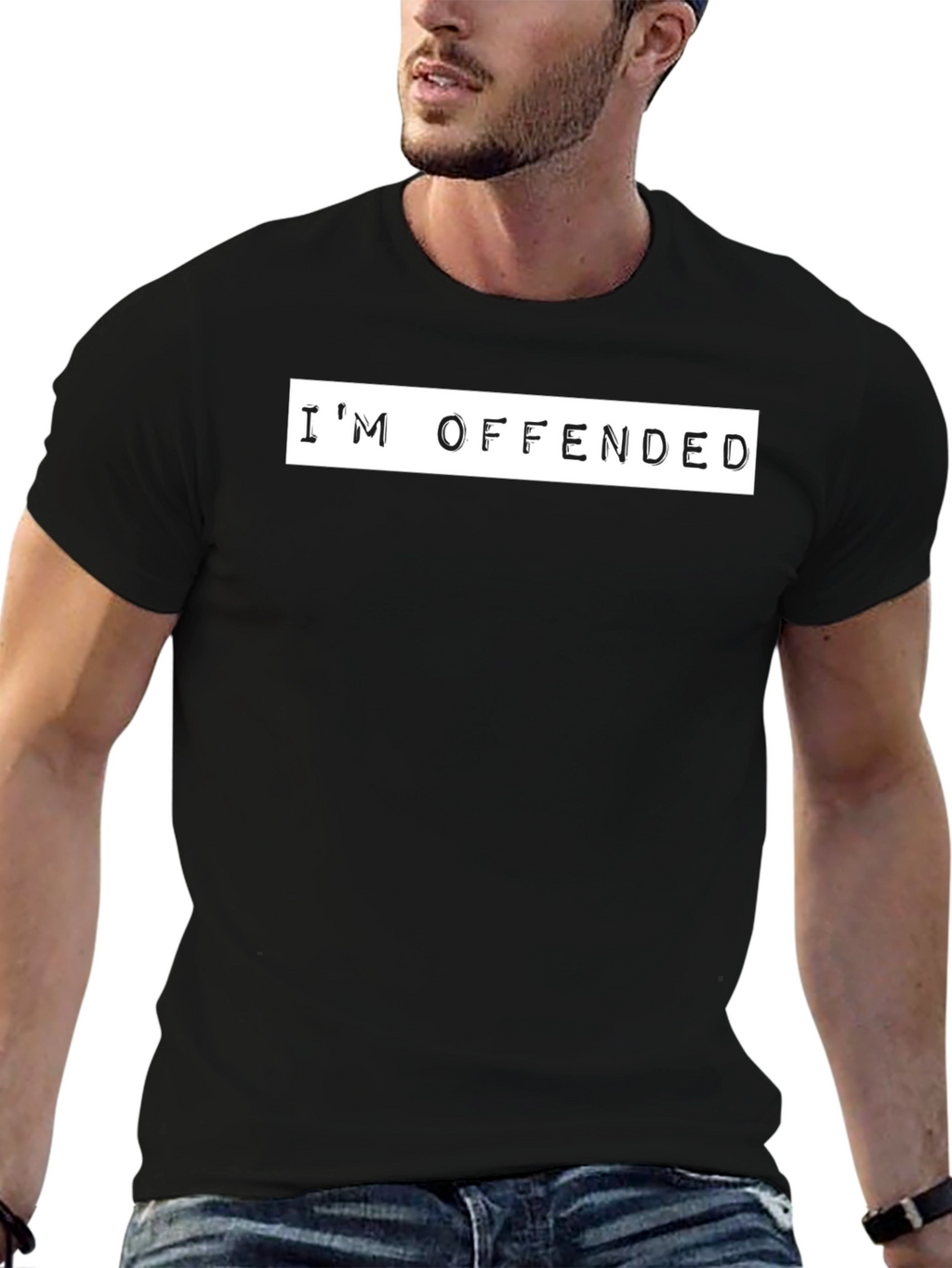 Im Offended Graphic Tee - Mens Black T-Shirt