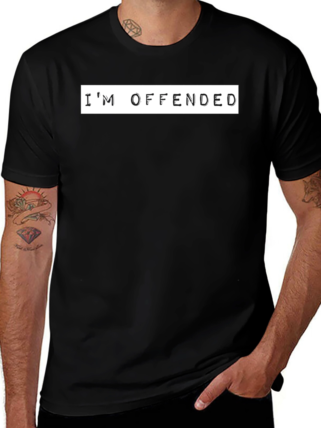 Im Offended Graphic Tee - Mens Black T-Shirt
