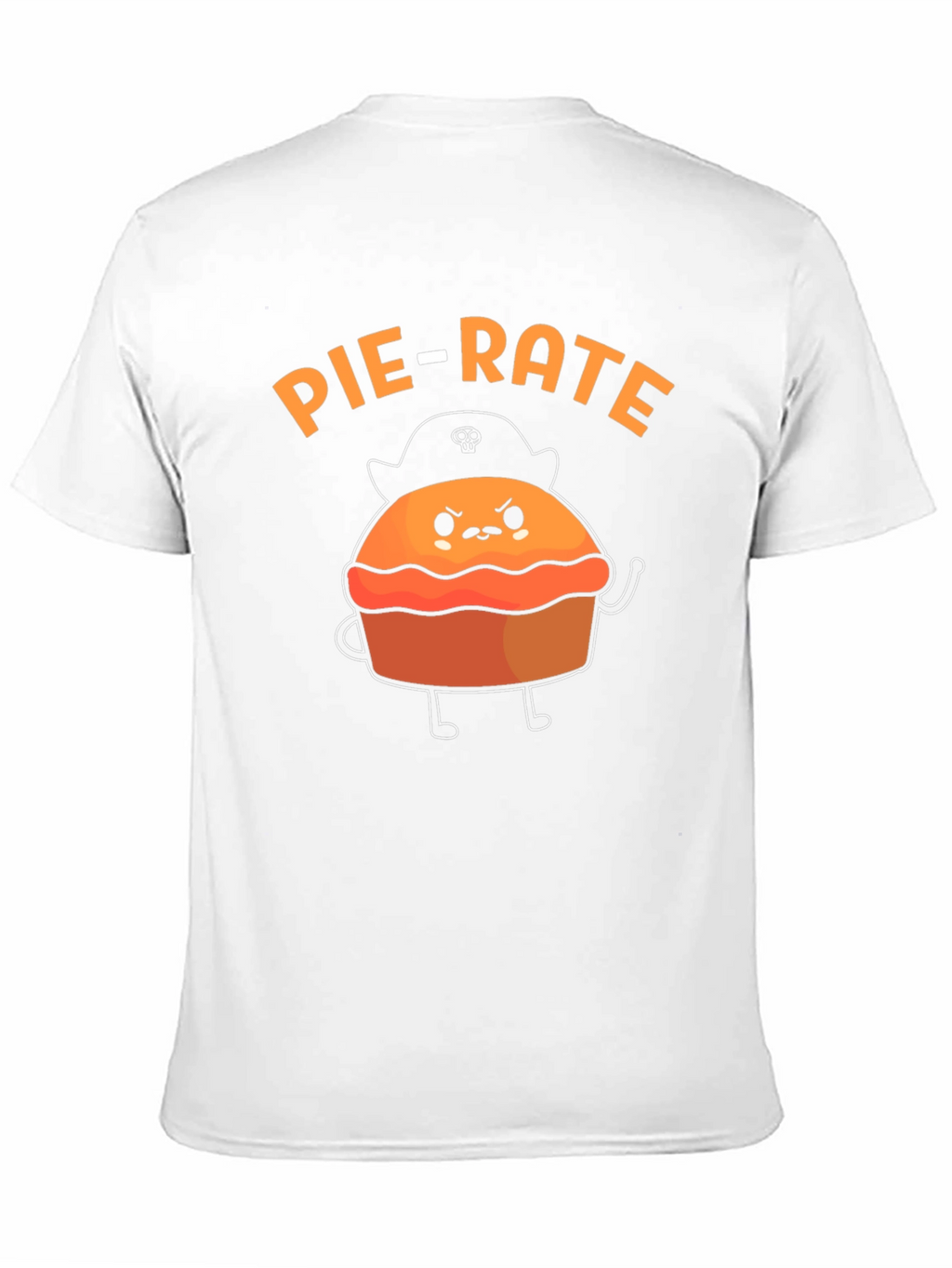Pie-Rate Funny Pun Graphic T-Shirt