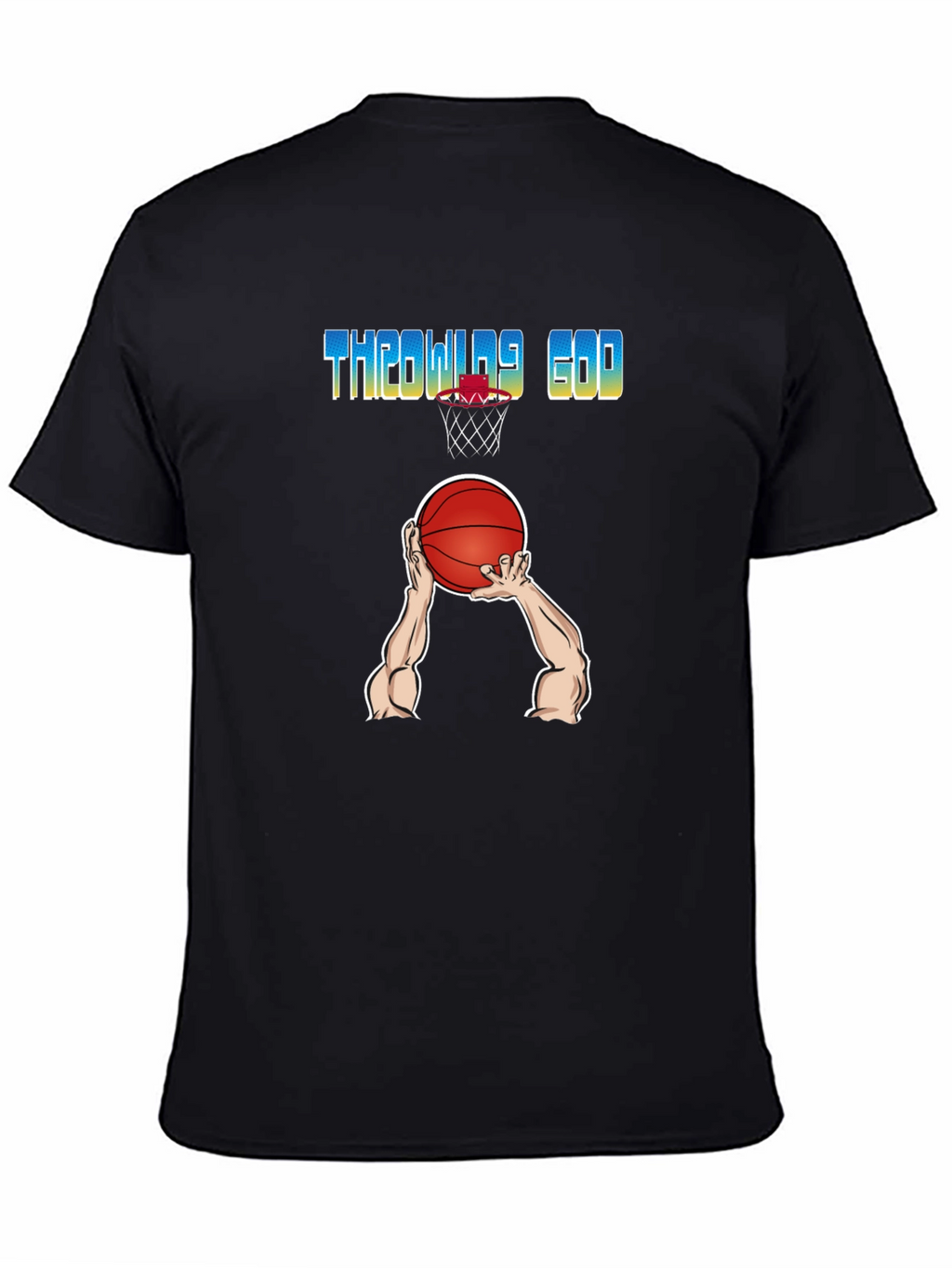 Throwing God T-Shirt - Basketball Graphic Tee