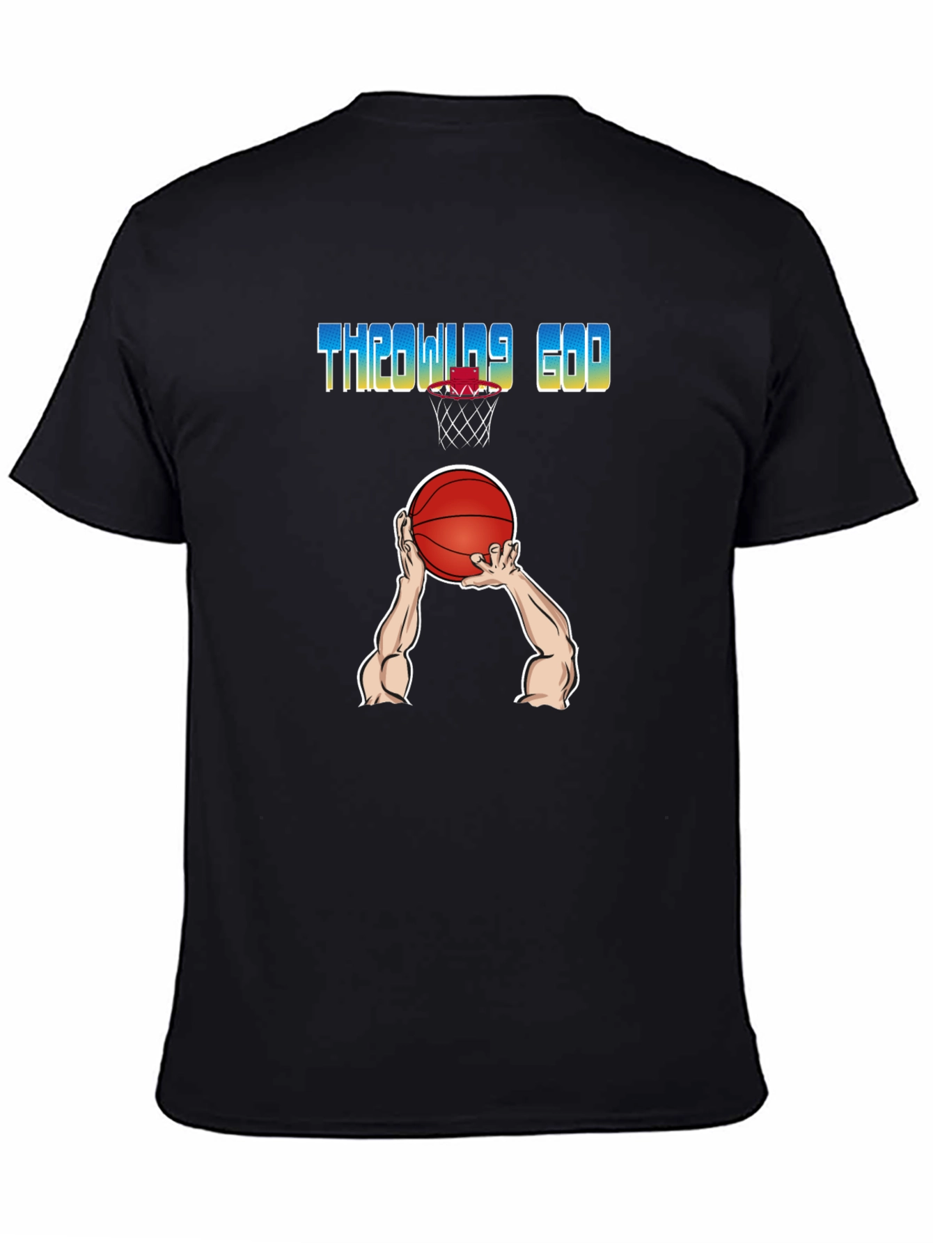 Throwing God T-Shirt - Basketball Graphic Tee