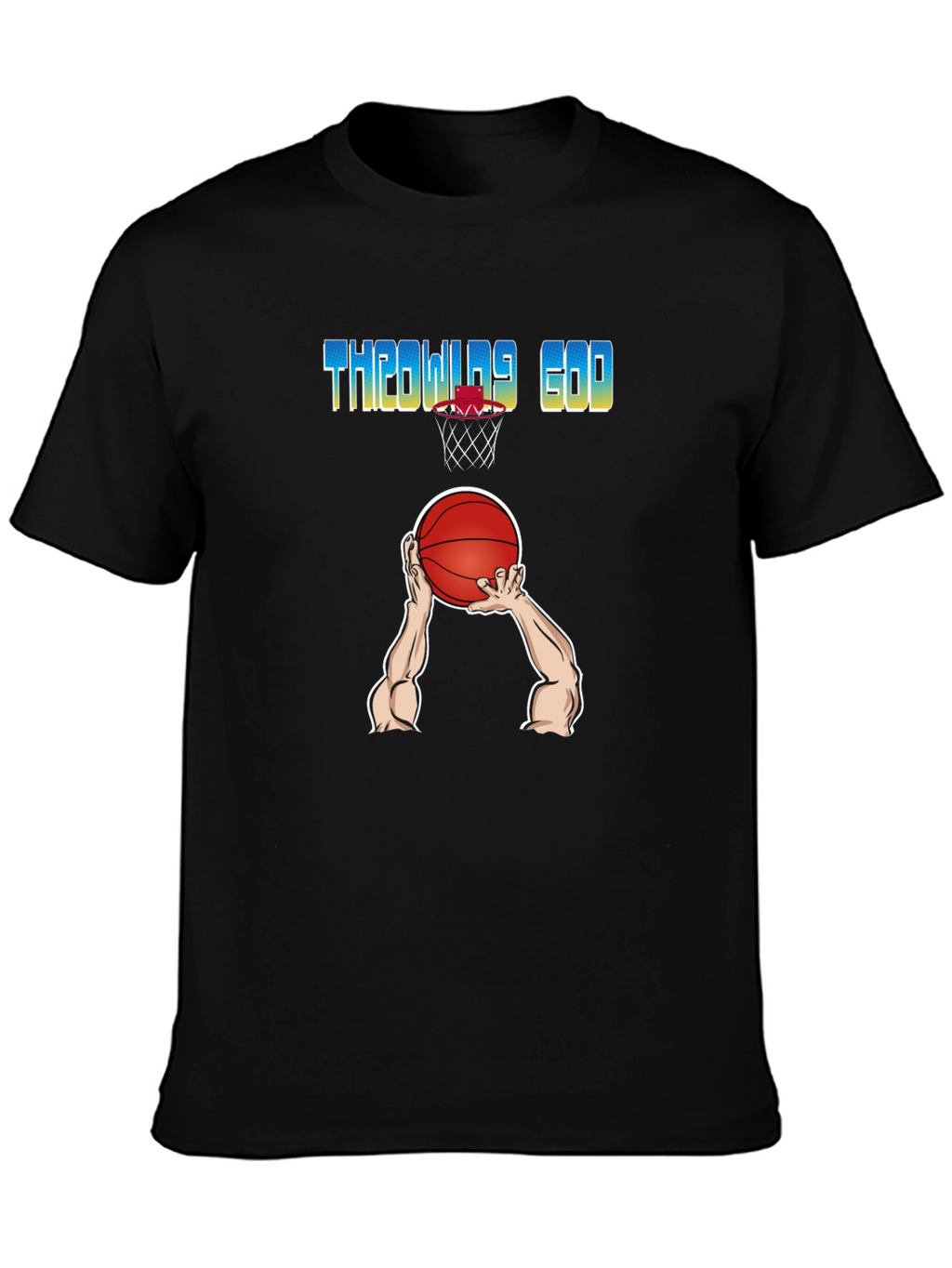 Throwing God T-Shirt - Basketball Graphic Tee