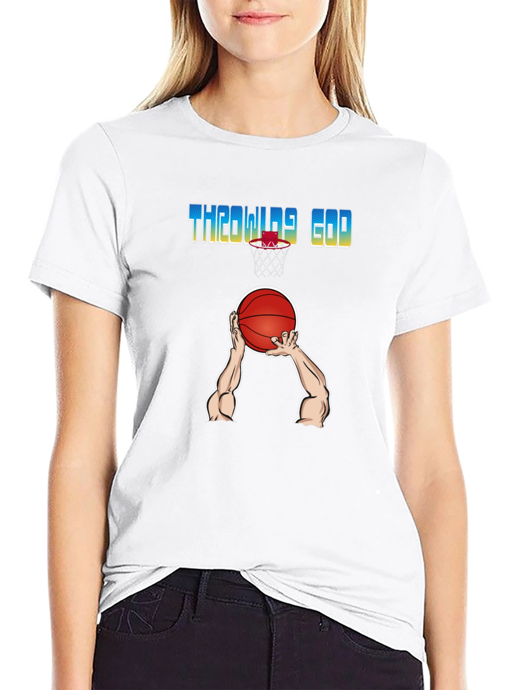 Throwing God T-Shirt - Basketball Graphic Tee