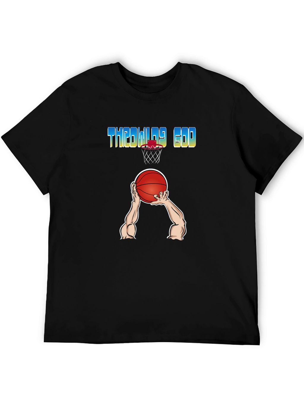 Throwing God T-Shirt - Basketball Graphic Tee