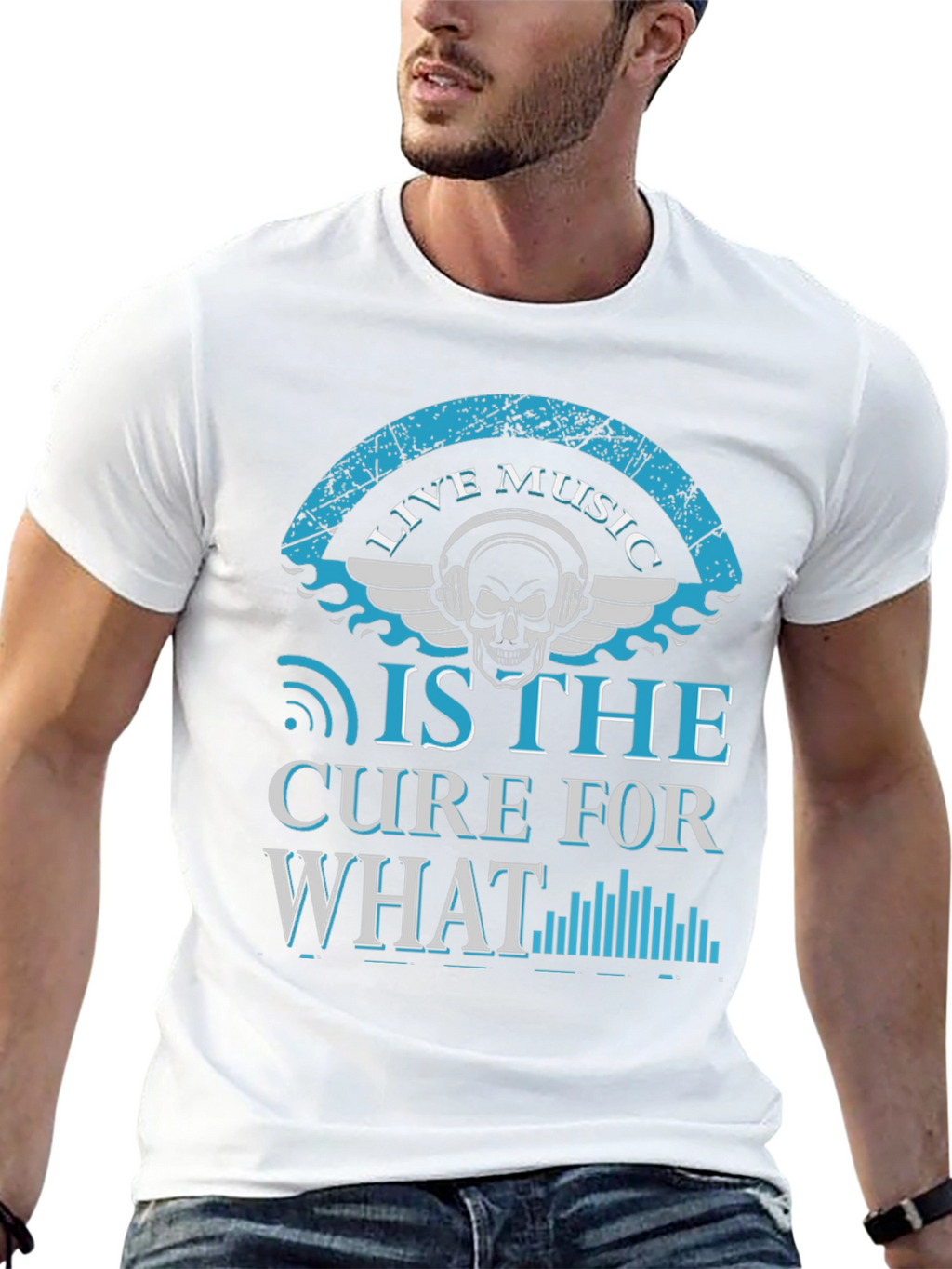 Live Music Cure Graphic T-Shirt