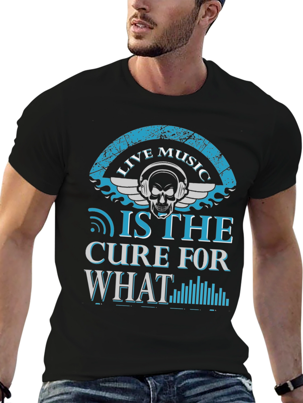 Live Music Cure Graphic T-Shirt