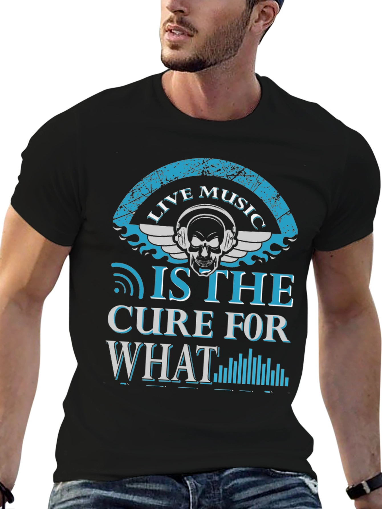 Live Music Cure Graphic T-Shirt