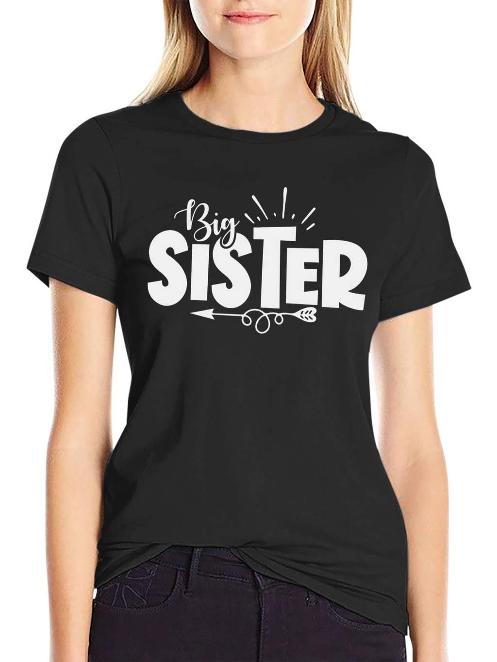 Big Sister T-Shirt - Arrow Design