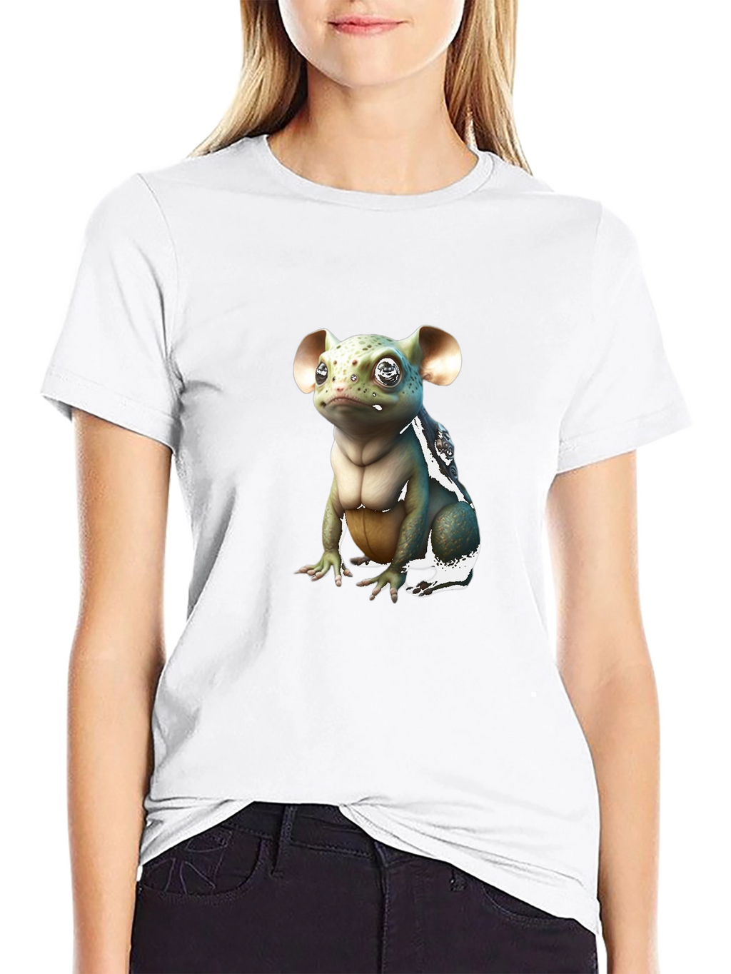 Cute Frog Creature Graphic Tee