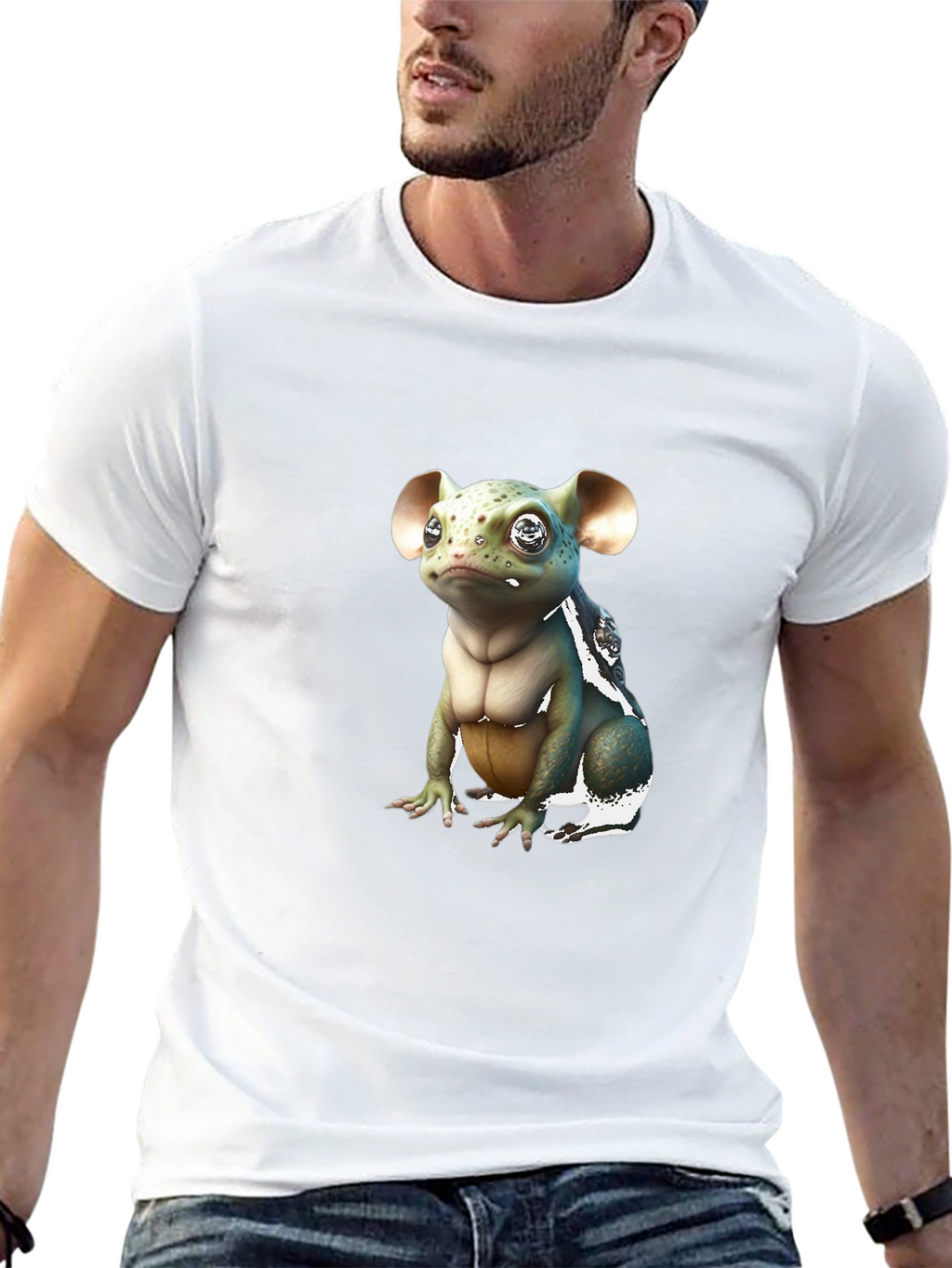 Cute Frog Creature Graphic Tee