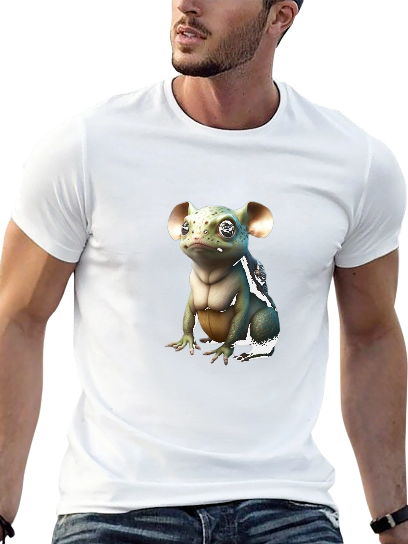 Cute Frog Creature Graphic Tee