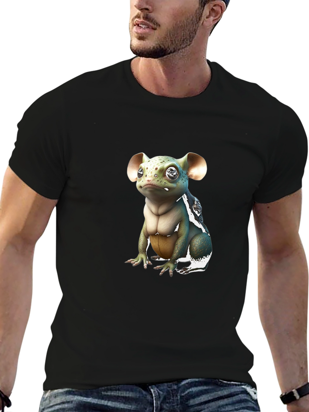 Cute Frog Creature Graphic Tee