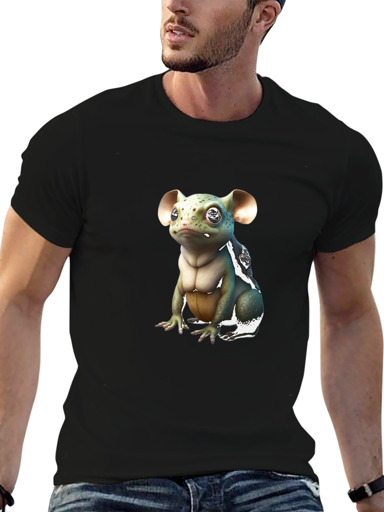 Cute Frog Creature Graphic Tee