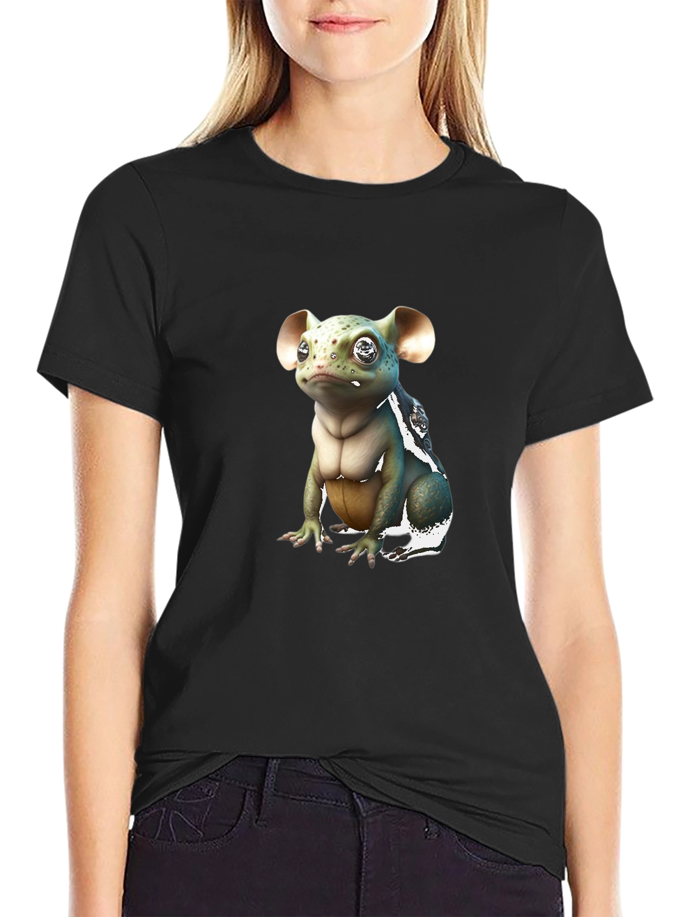 Cute Frog Creature Graphic Tee