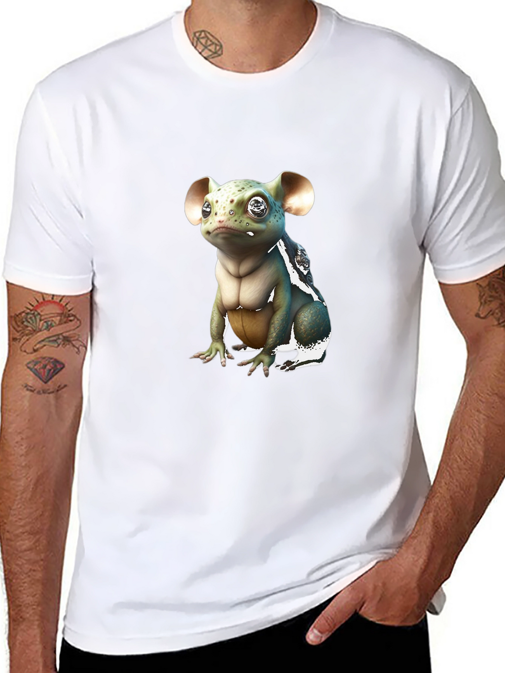 Cute Frog Creature Graphic Tee