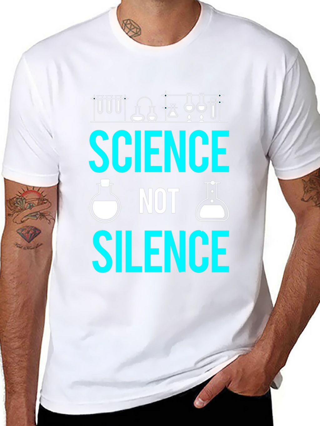 Science Not Silence T-Shirt - Support Science!