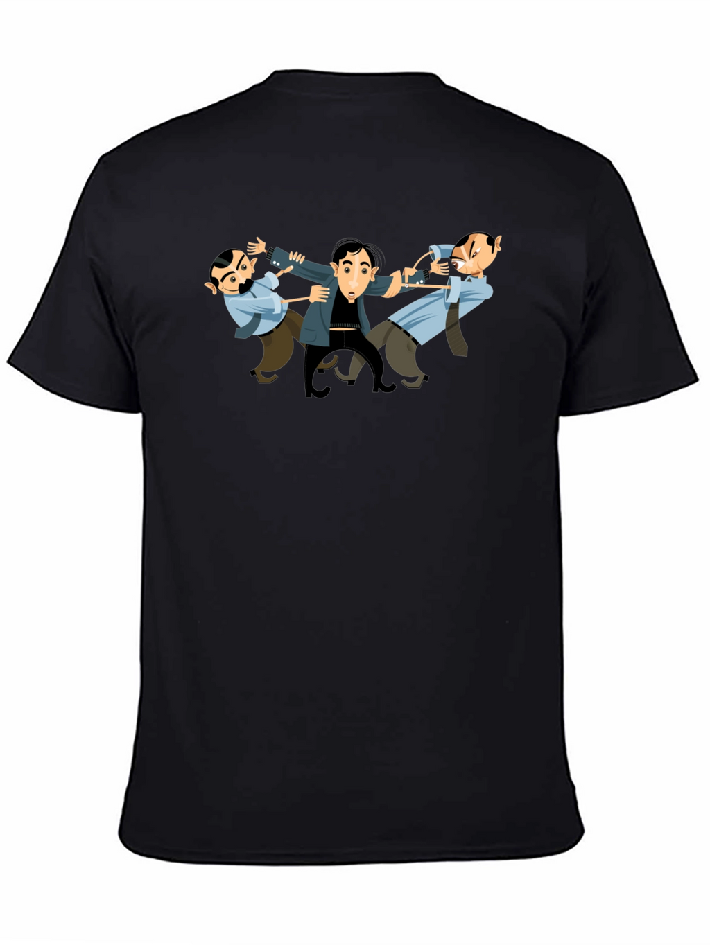 The Three Stooges T-Shirt - Black Cotton Tee